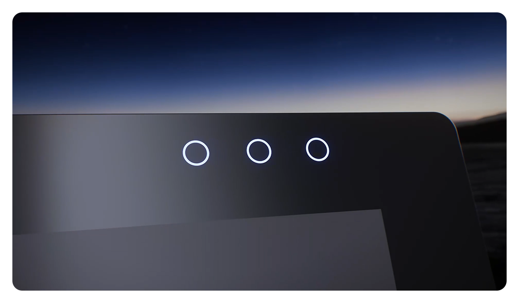 the button interface of the pen display 24, Xencelabs Pen Display 24